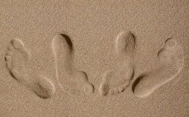 Pied dans le sable
