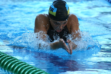 swimming girl