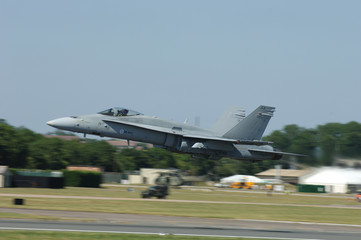 Fototapeta na wymiar Zakończ F/A-18