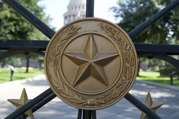 Raamstickers Gates at the Texas State Capitol © JJAVA