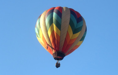 Hot air Balloon floating.