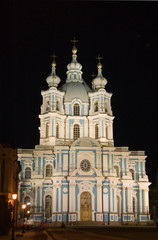 "Smolny" temple in St.Petersburg