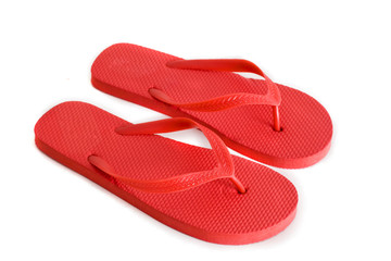 Red Flip Flops