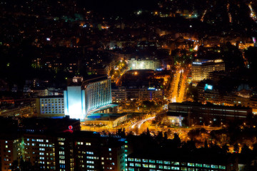 Fototapeta na wymiar Ateny nocą