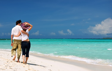 Young couple on the beach