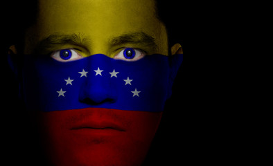 Venezuelan Flag - Male Face