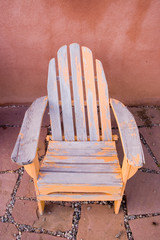 old beach chair