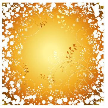 gold christmas background,vector illustration