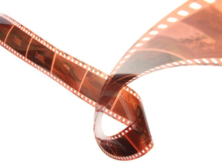 film strip isolated on white