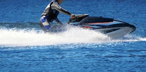 Photo sur Plexiglas Sports nautique Jet ski