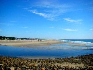 Ogunquit beach at low tide