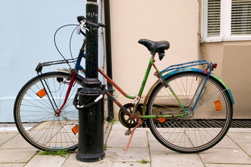 Fototapeta na wymiar Graffiti bicycle