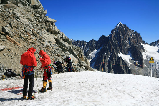 Alpinisme en haute montagne