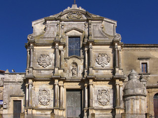 Obraz premium Caltagirone chiesa San Francesco d'Assisi