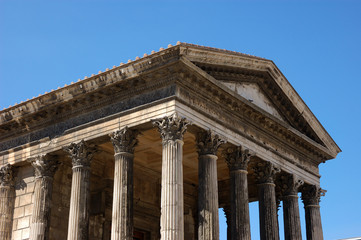 Fototapeta premium Maison Caree in Nimes, France