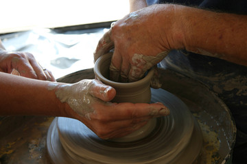 Tasse au tour de potier