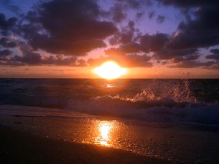 Obraz premium Sonnenaufgang Miami Beach