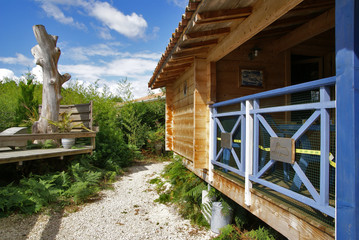 chalet sur pilotis