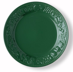 empty green dish