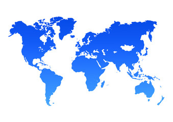 Fototapeta na wymiar blue map