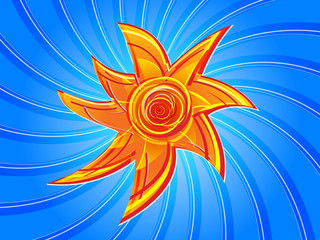 abstract sun 2