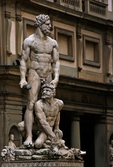 Fototapeta premium Sculpture in front of Palazzo Vecchio. Italy.