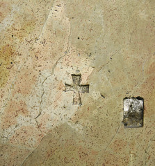 cross nativity church, bethlehem, west bank, palestine, israel
