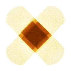 Bandaid in Cross Shape