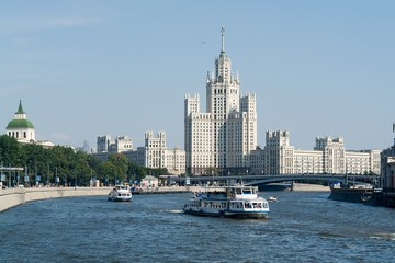 Sight at the river Moskva