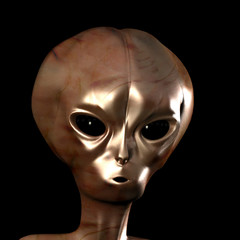 Golden Roswell Alien