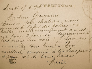 lettre ancienne