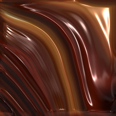 Melted chocolate