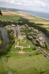 Warkworth from the air