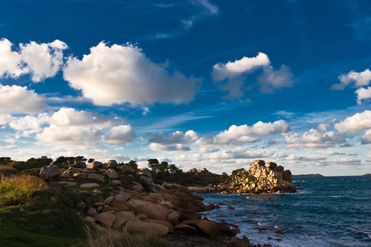 c&ocirc;te de granit rose