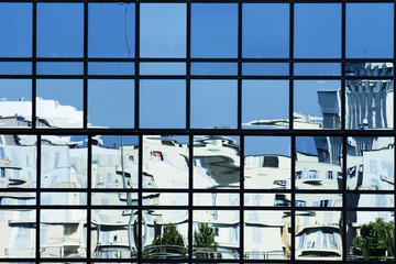 Fototapeta premium reflet vitre