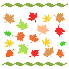 autumn leaf scrapbook