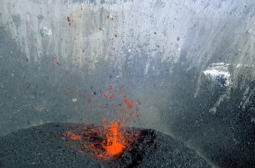 Papier Peint photo Lavable Volcan Krakatoa