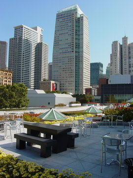 San Francisco (California, USA), Yerba Buena Gardens View 