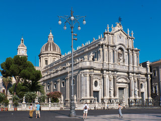 Fototapeta na wymiar Catania Duomo Katedra Sant'Agata