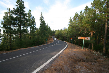 road in hills