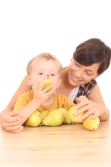 Fototapeta premium fun with pears