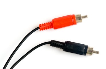 red and white rca cable