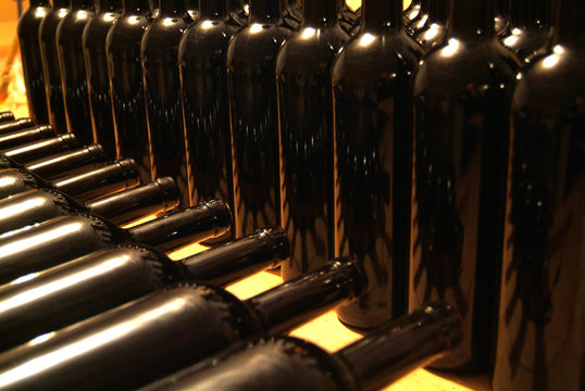 bouteilles de vin