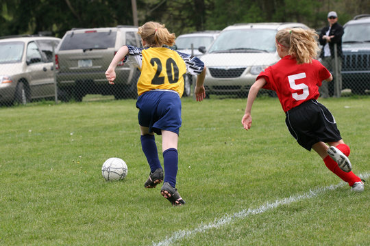 Youth Soccer Players in Action