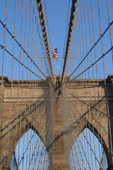 Brooklin bridge,flag