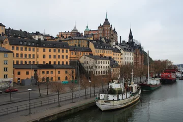 Fotobehang Stockholm - the capital of Sweeden © Aidas Zubkonis