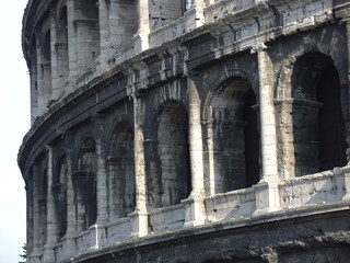 Colosseum, Roman Amphitheatre close-up