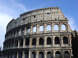 The Colosseum or Coliseum, also known as the Flavian Amphitheatre