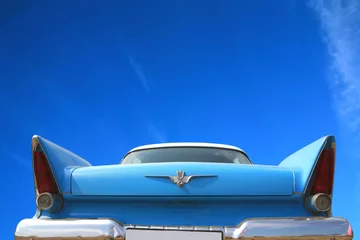 Rolgordijnen Vintage Amerikaanse auto jaren 50-60 © Astroid