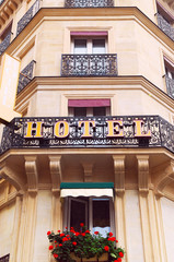 European hotel - obrazy, fototapety, plakaty
